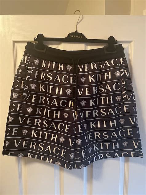 versace kith shorts|Versace kith shoes.